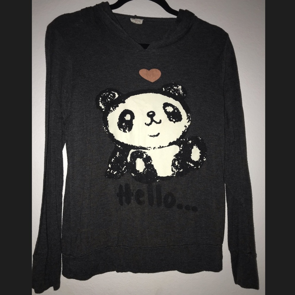Panda Thin Hoodie